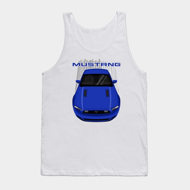 Mustang GT 2013 to 2014 - Blue Tank Top by V8social